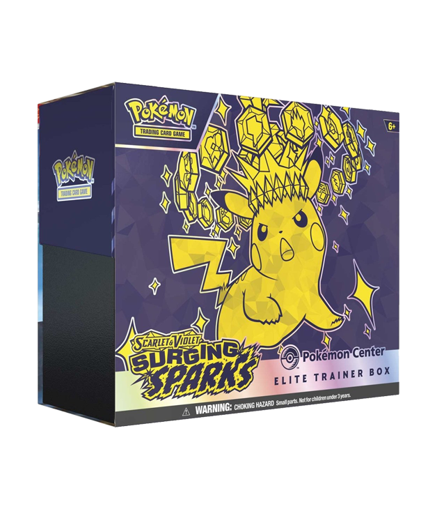 surging sparks booster box pokemon center S&V while new ACE SPEC cards and more new Pokmon ex bring surprises of their own I think surging sparks ETB's
